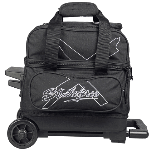 KR Strikeforce Hybrid Black Bowling Ball Single Roller Bowling Bag - Image 3