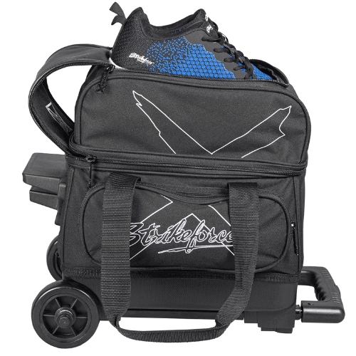 KR Strikeforce Hybrid Black Bowling Ball Single Roller Bowling Bag - Image 4