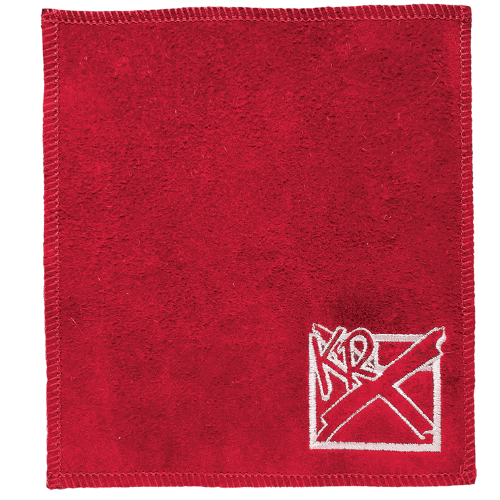 KR Strikeforce Logo Economy Shammy Leather Pad Red