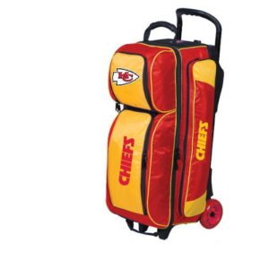 NFL Kansas City Chiefs 3 Ball Roller Bowling Bag