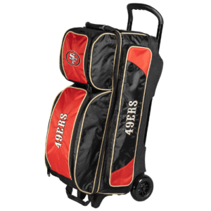 NFL San Francisco 49ers 3 Ball Roller Bowling Bag