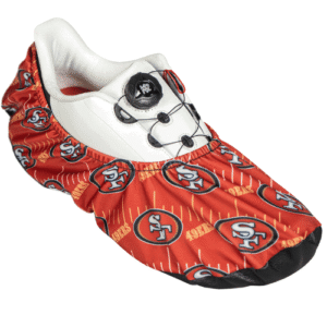 KR Strikeforce NFL San Francisco 49rs Bowling Shoe Covers
