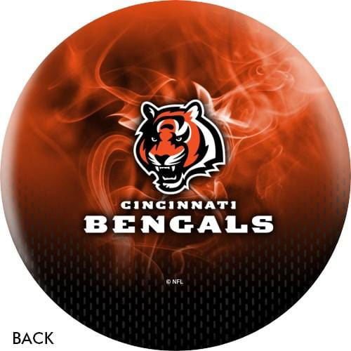 NFL on Fire Cincinnati Bengals Bowling Ball - Image 2