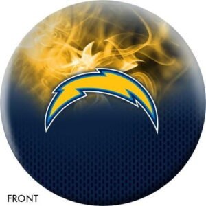 NFL on Fire Los Angeles Chargers Bowling Ball