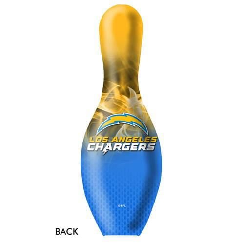 KR Strikeforce NFL on Fire Pin Los Angeles Chargers Bowling Pin - Image 2
