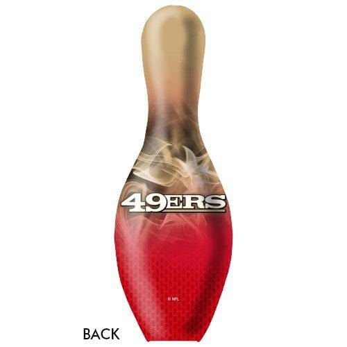 KR Strikeforce NFL on Fire Pin San Francisco 49ers Bowling Pin - Image 2