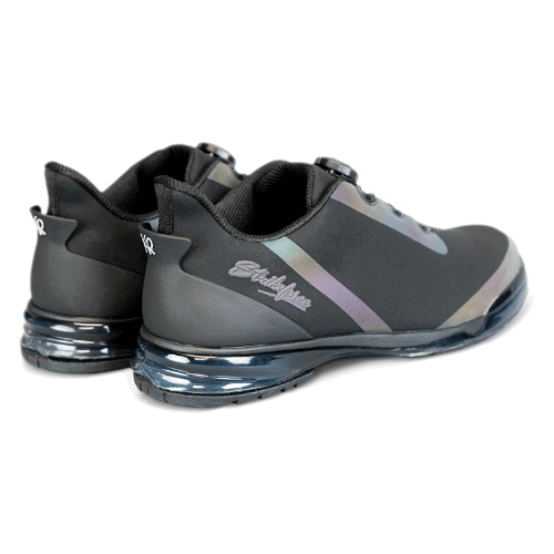 KR Strikeforce TPC Hype Black Iridescent Performance Right Hand Unisex Bowling Shoe - Image 3