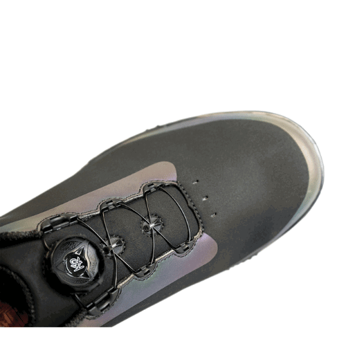 KR Strikeforce TPC Hype Black Iridescent Performance Right Hand Unisex Bowling Shoe - Image 5