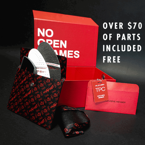 KR Strikeforce TPC Hype Black Iridescent Performance Right Hand Unisex Bowling Shoe - Image 9