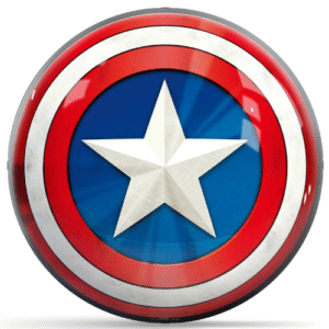 OnTheBallBowling Marvel Avengers Captain America Icon Bowling Ball