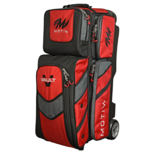 Motiv Vault 3 Ball Roller Fire Red Bowling Bag