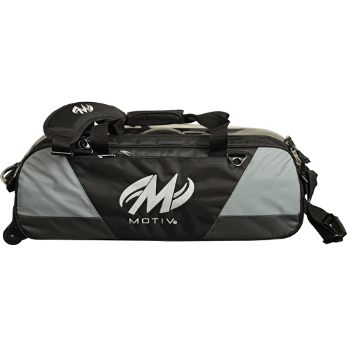 Motiv Ballistix 3 Ball Tote Covert Black Bowling Bag