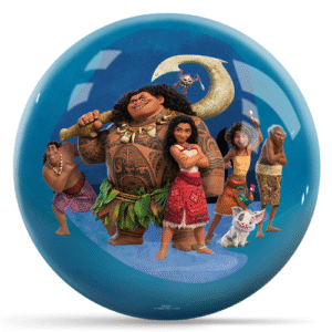 OnTheBallBowling Disney Moana 2 Characters Undrilled Bowling Ball