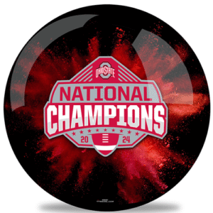 OnTheBallBowling The Ohio State NCAAF National Championship Black Bowling Ball