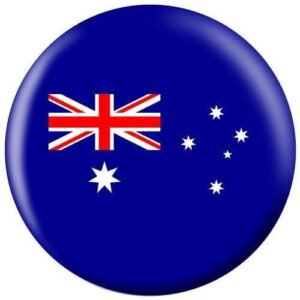 OnTheBallBowling Australian Flag Bowling Ball