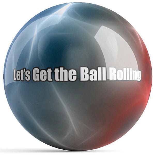 OnTheBallBowling Bowling Strong Get The Ball Rolling Bowling Ball - Image 2