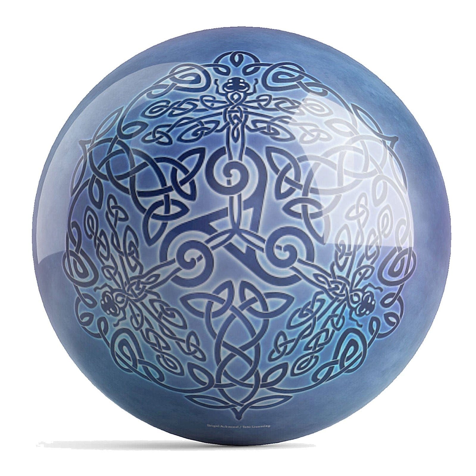 OnTheBallBowling Celtic Dragonfly Ball Bowling Ball by Brigid Ashwood - Image 2