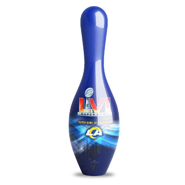OnTheBallBowling NFL Los Angeles Rams Super Bowl LVI Champs Bowling Pin - Image 2