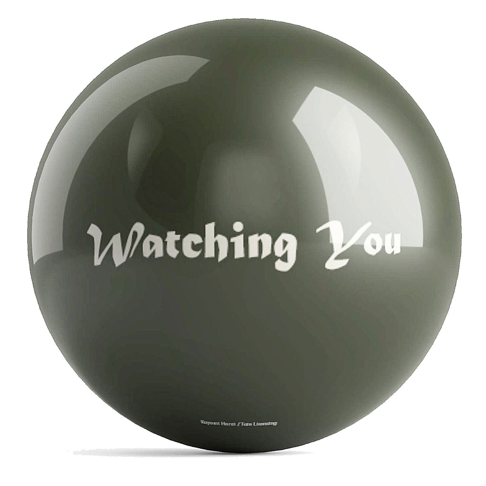 OnTheBallBowling White Tiger Watching You Ball Bowling Ball by Kayomi Harai - Image 2