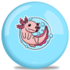 OnTheBallBowling Axolotl Bowling Ball - Image 2