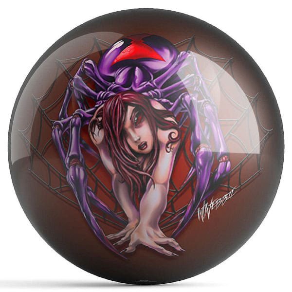 Ontheballbowling Black Widow Bowling Ball by William Webb ll - Image 2