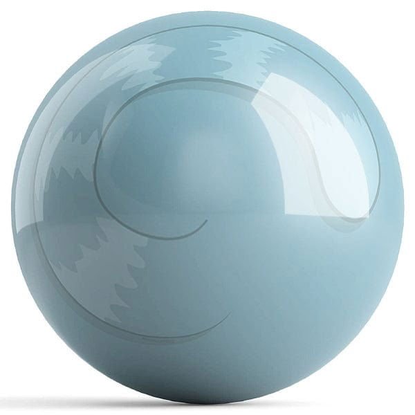 Ontheballbowling Blue Pirate Cat Bowling Ball by Brandon Starr - Image 2