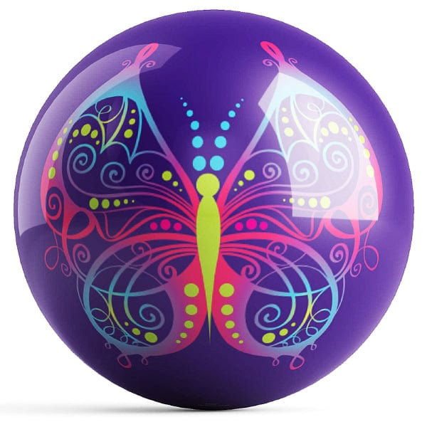 Ontheballbowling Butterfly II Bowling Ball by Valentina Georgieva - Image 2