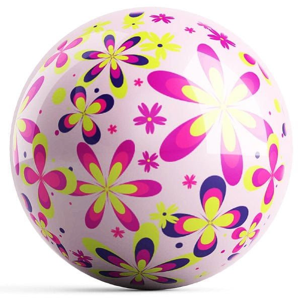 Ontheballbowling Colorful Flowers Bowling Ball by Valentina Georgieva - Image 2