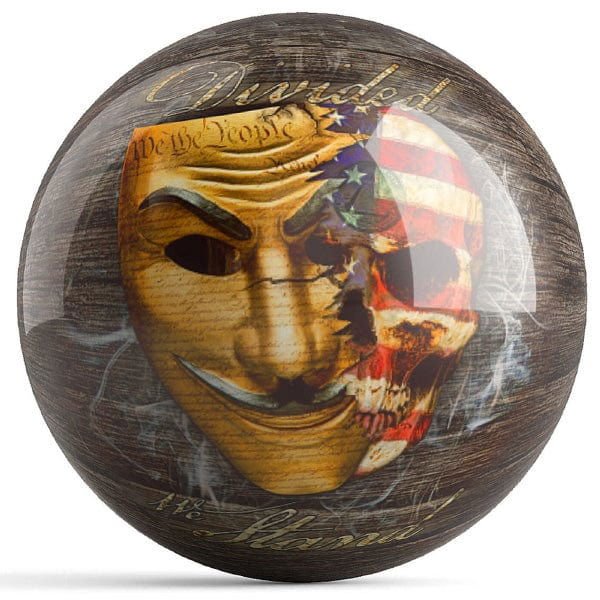 Ontheballbowling Divided We Stand Bowling Ball by Get Down Art - Image 2