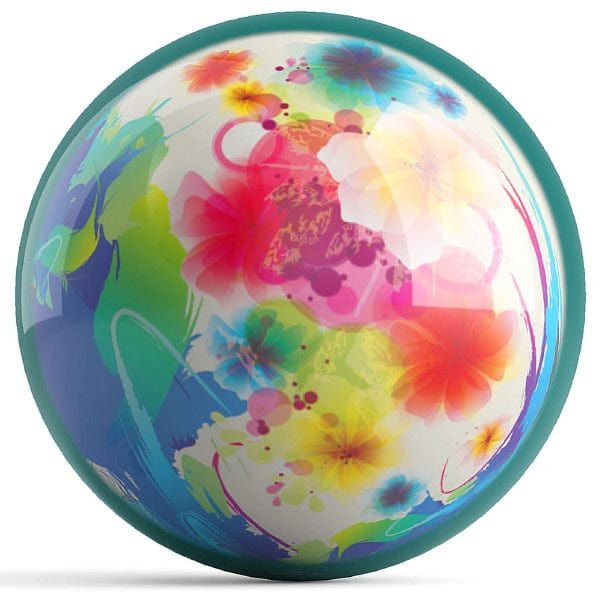 Ontheballbowling Flower Fantasy Bowling Ball by Nikoleta Antova - Image 2