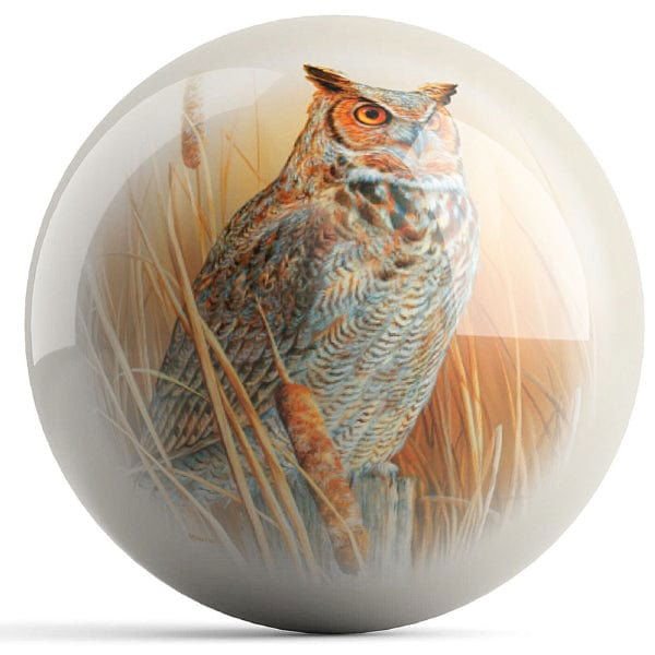 Ontheballbowling Horned Owl Bowling Ball By Wild Wings - Image 2