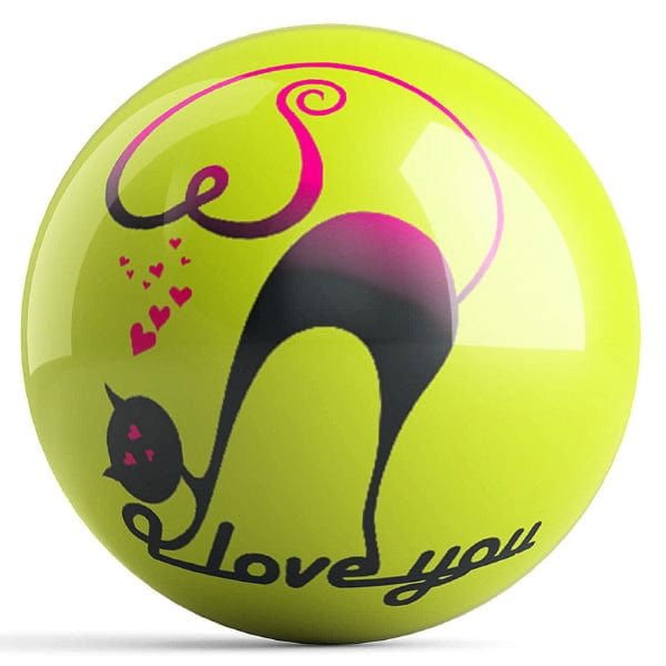 Ontheballbowling I Love You Bowling Ball by Valentina Georgieva - Image 2