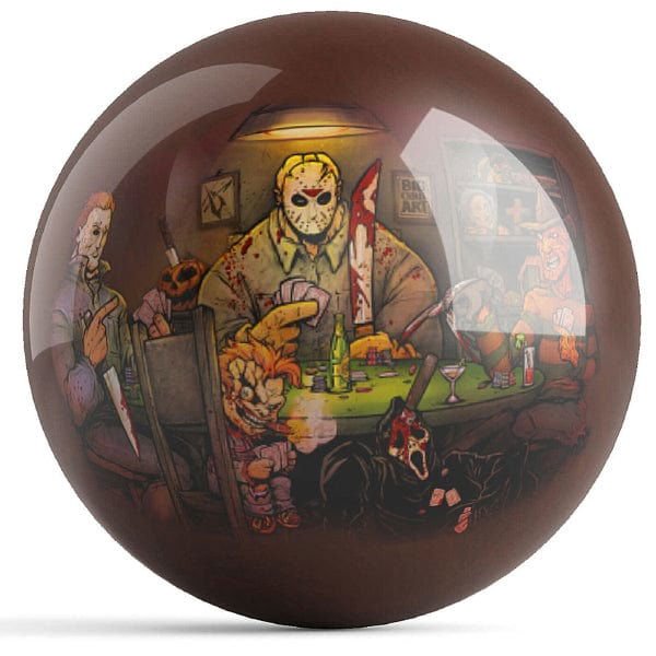 Ontheballbowling Slashers Poker Bowling Ball By Get Down Art - Image 2