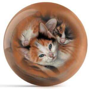 Ontheballbowling Three Kittens Bowling Ball By Wild Wings