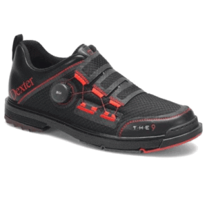 Dexter Mens THE 9 Stryker BOA Black / Red Wide Bowling Shoes