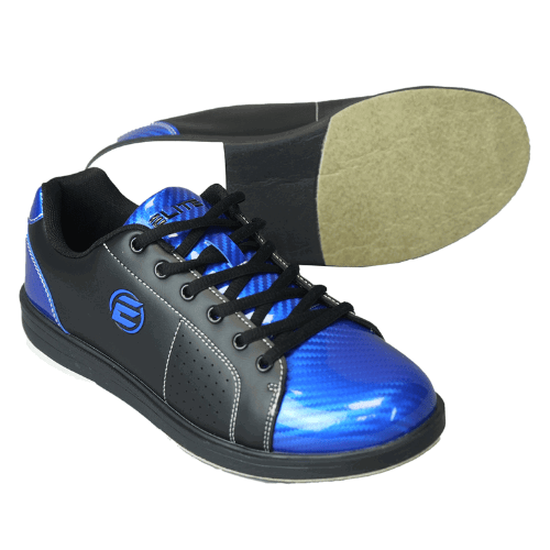 ELITE Men's Classic Black/Royal Bowling Shoes - Image 2