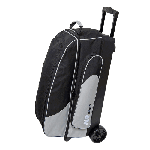 KR Strikeforce Select 3 Ball Roller Black/Silver Bowling Bag
