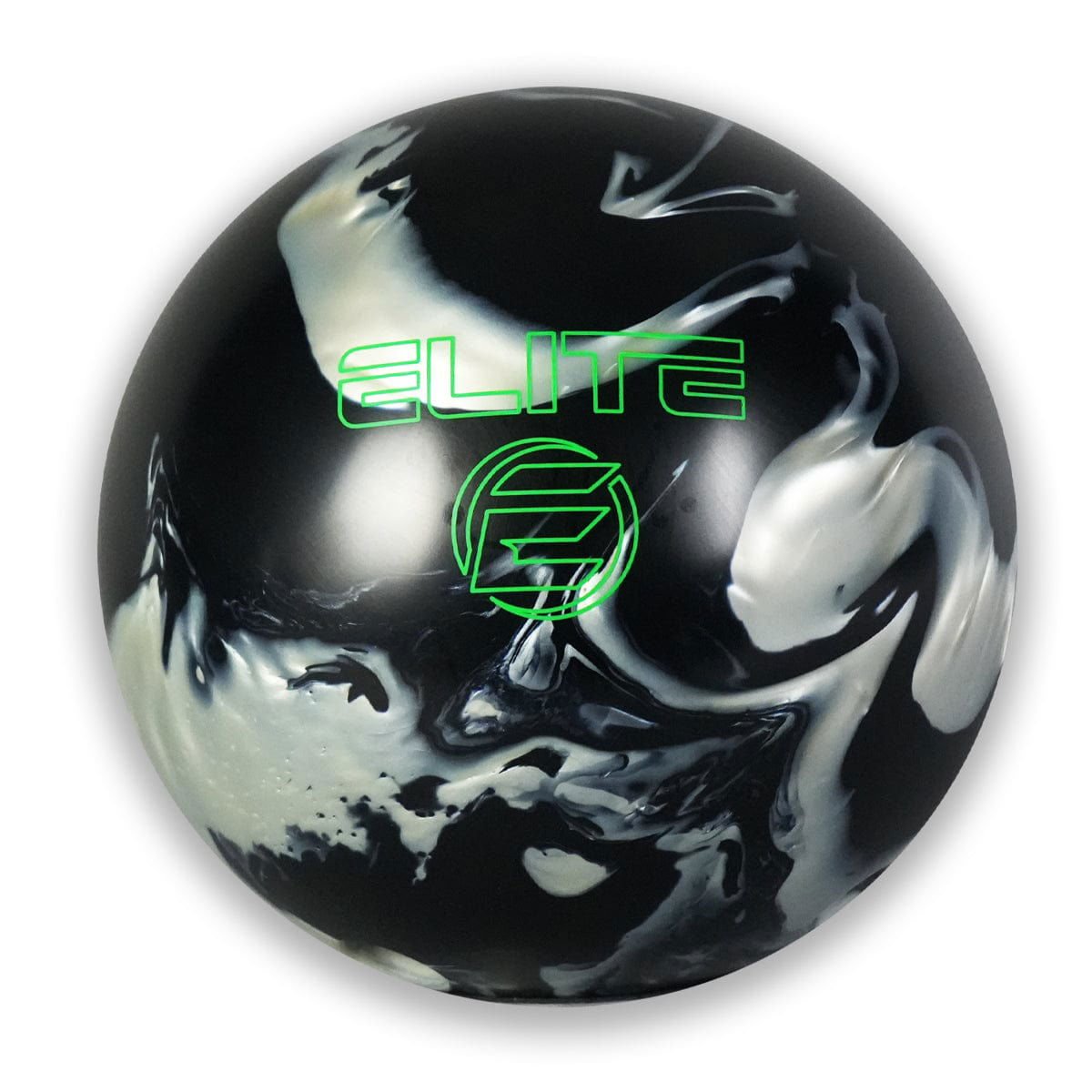 ELITE EZ Hook Reactive Pearl Black/Silver Bowling Ball - Image 2