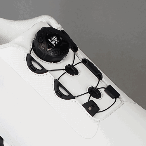 KR Strikeforce TPC Hype Unisex Right Hand Wide White/Black/Sky Bowling Shoes - Image 4