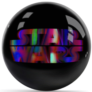 OnTheBallBowling Star Wars 3D Graphic Logo Bowling Ball