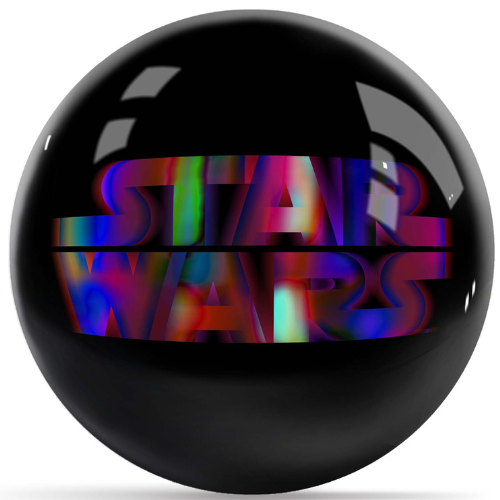 OnTheBallBowling Star Wars 3D Graphic Logo Bowling Ball