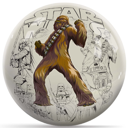 OnTheBallBowling Star Wars Chewbacca Bowling Ball