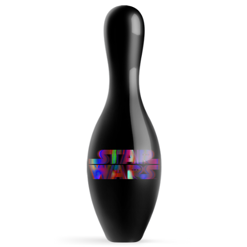 OnTheBallBowling Star Wars Logo 3D Graphic Bowling Pin