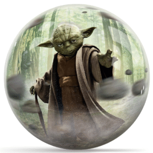 OnTheBallBowling Star Wars Yoda in Forest Bowling Ball