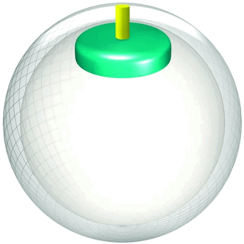 Storm Ice Storm Ocean Blue Bowling Ball - Image 2