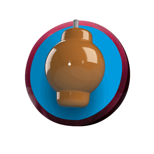 Track Tundra Fire Bowling Ball - Image 2