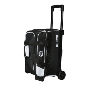 ELITE Basic Double Roller Black/White Bowling Bag